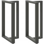 Omaxi 317544 Nohy barového stolu ve tvaru T 2 ks antracitové 60 x 35 x 100-101 cm ocel – Zboží Dáma