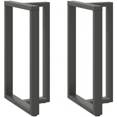 Omaxi 317544 Nohy barového stolu ve tvaru T 2 ks antracitové 60 x 35 x 100-101 cm ocel – Zboží Dáma