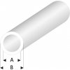 Modelářské nářadí Raboesch profil ASA trubka transparentní bílá 2x3x330mm 5