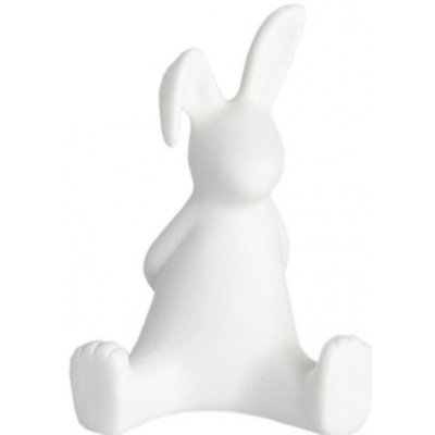 Storefactory Velikonoční dekorace STAMPE 6 cm, bílá barva, porcelán – Sleviste.cz