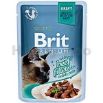 Brit cat Premium D Fillets in Gravy With Beef 85 g – Zbozi.Blesk.cz