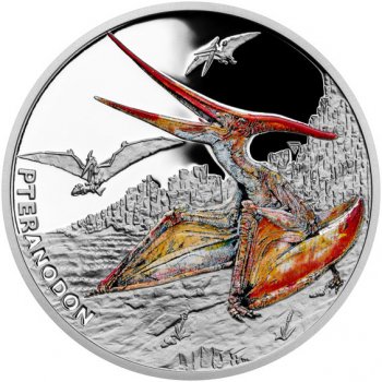 Česká mincovna Stříbrná mince Pravěký svět Pteranodon proof 1 oz