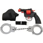 Teddies pistole na kapsle 8 ran plast 13cm s pouzdrem s pouty na kartě – Zboží Dáma