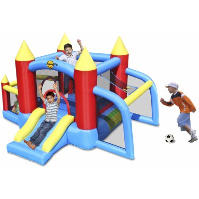 Happy Hop Skákací hrad Fotbal s fotbalovou bránou – Zboží Mobilmania