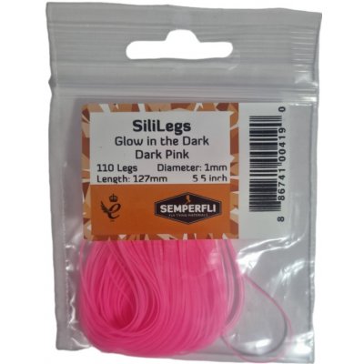 Semperfli Silikonové Nožičky SiliLegs Glow In Dark Pink – Hledejceny.cz