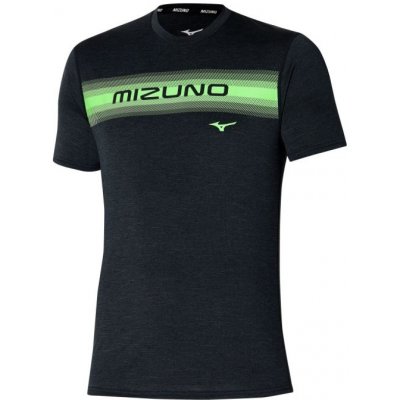 Mizuno Core Tee 09 běžecké tričko pánské černé