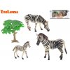 Figurka Zoolandia zebra s mláďaty a doplňky