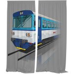 IMPAR Závěsy 810 modrá (Rozměr : 140x250, Materiál: Interlock) – Hledejceny.cz