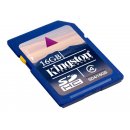paměťová karta Kingston SDHC 16 GB Class 4 SD4/16GB