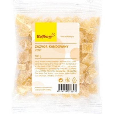 Wolfberry Zázvor kandovaný 100 g – Zboží Mobilmania