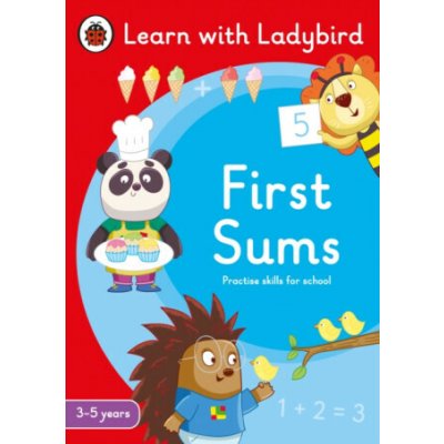 First Sums: A Learn with Ladybird Activity Book 3-5 years - Ideal for home learning - EYFS) (Ladybird – Hledejceny.cz
