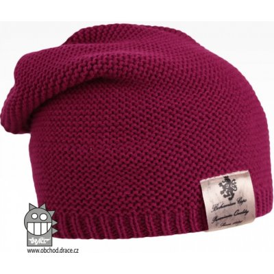 Dráče čepice pletená a nákrčník colors set vzor 06 fialová – Zboží Dáma