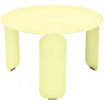 Fermob Bebop 60 cm kovový zahradní konferenční stolek Citronově žlutý – Hledejceny.cz