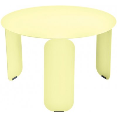 Fermob Bebop 60 cm kovový zahradní konferenční stolek Citronově žlutý – Hledejceny.cz