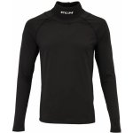 Kompresní tričko CCM Neck Guard Top LS Black Senior – Zboží Dáma