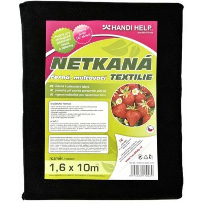 Handi Help Mulčovací netkaná textilie černá 1,6 x 10 m 000194-VO-V – Zboží Mobilmania