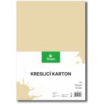 Barevná čtvrtka, 50ks, A4, 180g/m2, krémová – Zboží Dáma