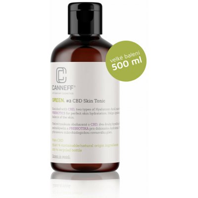 Canneef Green.2 CBD Skin Tonic 500 ml – Zboží Mobilmania