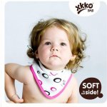 Kikko XKKO BMB Bambusový slintáček/šátek Hearts/Waves lilac waves – Zbozi.Blesk.cz