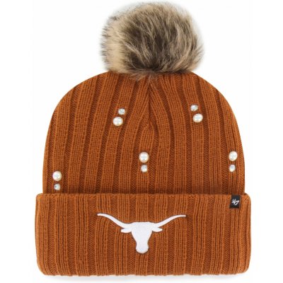 47 Brand Dámská zimní čepice Texas Longhorns NCAA Pearl Fur Knit with Pom – Hledejceny.cz