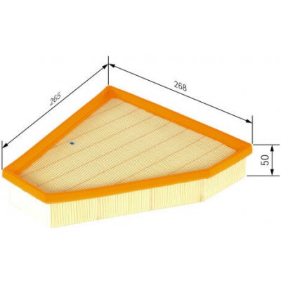 Vzduchový filtr BOSCH F 026 400 030 – Hledejceny.cz