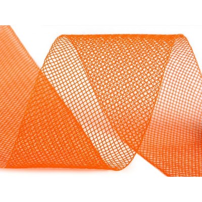 Modistická krinolína šíře 5 cm oranžová – Zboží Mobilmania