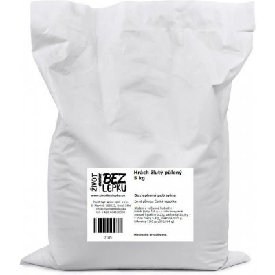 Život bez lepku Hrách žlutý půlený 5 kg – Sleviste.cz