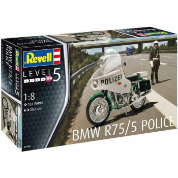 Revell Plastic motorka 07940 BMW R75 5 Police 1:8