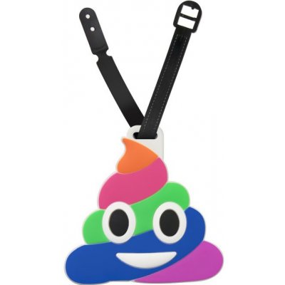 Kufryplus LTD176 Smajlík hovínko II duhové – Zboží Dáma