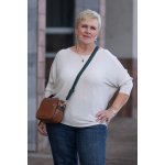 Deep Pink Elegantní top ANIKA Krémová – Zboží Mobilmania