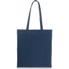 Nákupní taška a košík WHARF. 100% bavlněná taška Námořnická modrá