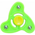 Fidget Spinner trojramenný antistresový spinner s kovovými závažími zeleno žlutý – Zboží Dáma