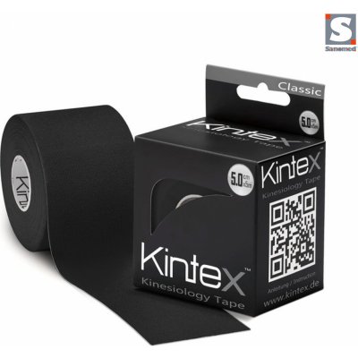Kintex kineziologický tejp Classic černá 5 cm x 5 m – Sleviste.cz