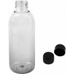 Tera Plastová lahvička čirá s černým uzávěrem 300 ml – Zboží Dáma