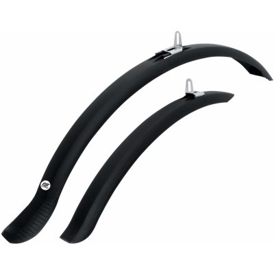 blatníky FORCE 26 28" prodloužené, plast, černé – Zboží Dáma