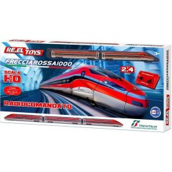 RE.EL Toys RC vlak Frecciarossa 1000 RC měřítko H0 2,4GHz, vlak 91cm, dráha 5m