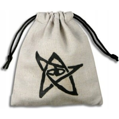 Q-Workshop Call of Cthulhu Dice Bag Beige and Black