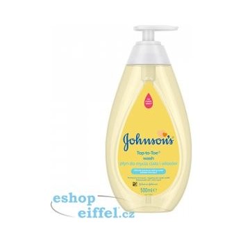 JOHNSON`S Baby Mycí gel pro tělo a vlasy Top-to-Toe Wash 500 ml