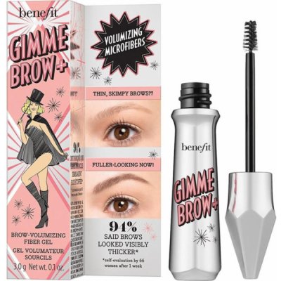 Benefit Objemový gel na obočí Gimme Brow+ Brow Volumizing Fiber Gel 04 Medium Warm Deep Brown 3 g – Zboží Dáma