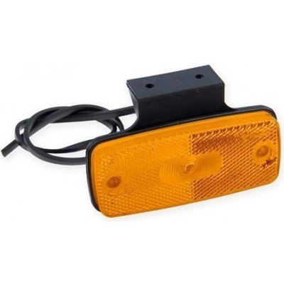 Světlo poziční LED oranžové s držákem DOBMAR 12/24V