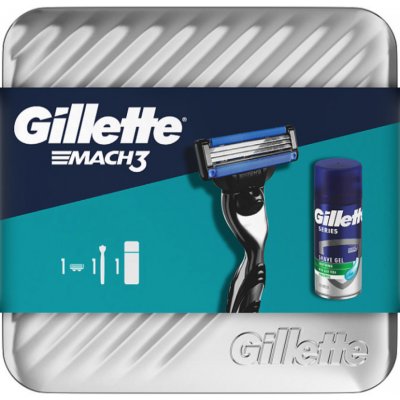 Gillette Mach3 Turbo 1 ks hlavic cestovní gel 75 ml – Hledejceny.cz