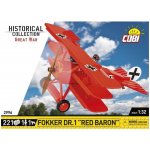 COBI 2996 Great War Fokker Dr. I Red Baron, 1:32, 206 k, 1 f – Zboží Dáma
