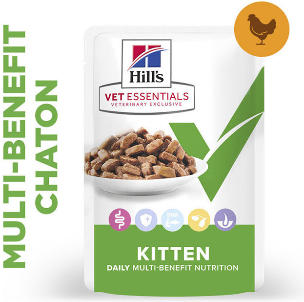 Hill\'s Feline VetEssentials Multi Benefit Kitten Chicken 12 x 85 g