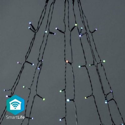 Nedis WIFILXT01C180 SmartLife světelný řetěz | Strom | Wi-Fi | RGB | 180 LED's | 10 x 2 m | Android IOS WIFILXT01C180 – Hledejceny.cz