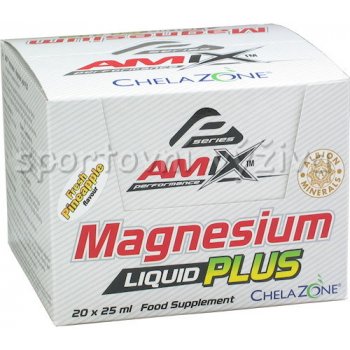 Amix Magnesium Liquid Plus 20 x 25 ml lemon od 427 Kč - Heureka.cz