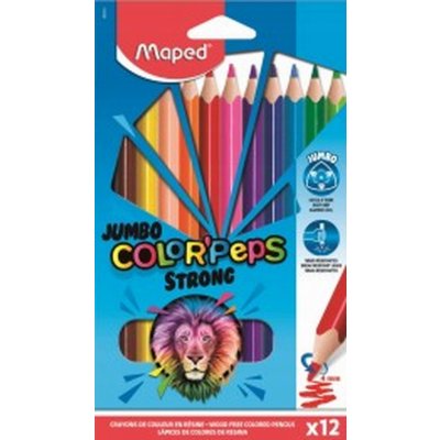 Maped 9863 Color'Peps Strong Jumbo pastelky 12 ks – Zboží Mobilmania
