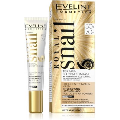 Eveline Cosmetics Roayl snail oční krém liftingující 50/70+ 15 ml