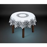 MyBestHome Žakárový ubrus Georgi šedá Ø 140cm – Hledejceny.cz