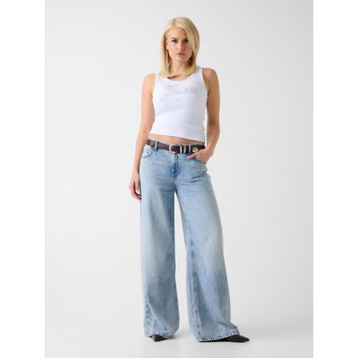 Guess dámské bílé tílko W6GP22K2954-G011 – Sleviste.cz