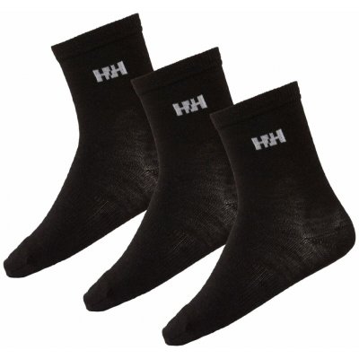 Helly Hansen s merino vlnou K Wool Sock black 3 pack – Zboží Dáma
